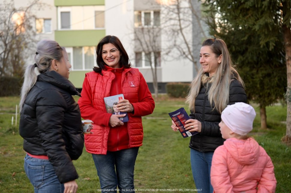 Social-democrații suceveni, în Burdujeni: Discuții cu locuitorii despre creșterea salariului minim și a pensiilor 5626