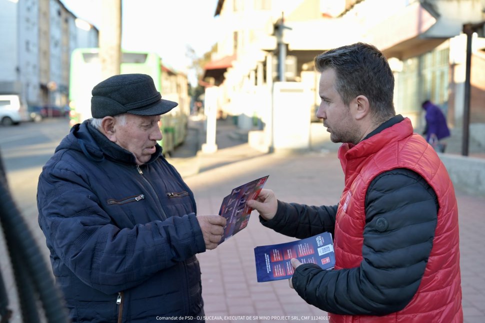 Social-democrații suceveni, în Burdujeni: Discuții cu locuitorii despre creșterea salariului minim și a pensiilor 5628