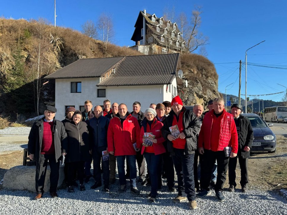 Echipa PSD Suceava, întâlnire cu locuitorii din Cârlibaba