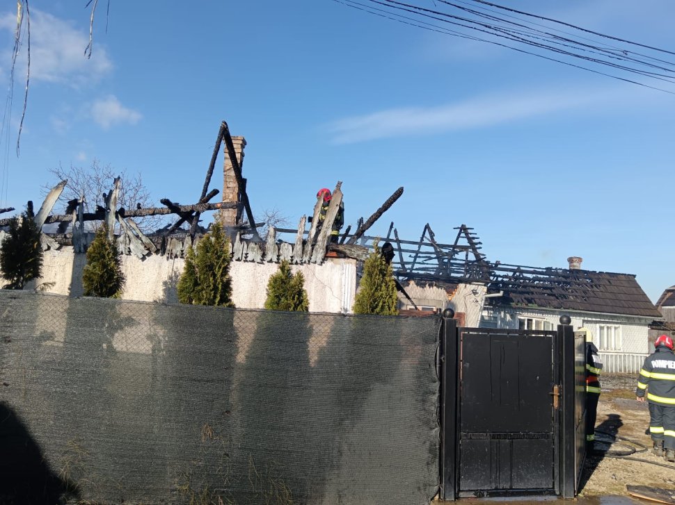 UPDATE: Incendiul de la Marginea a fost lichidat.  5812