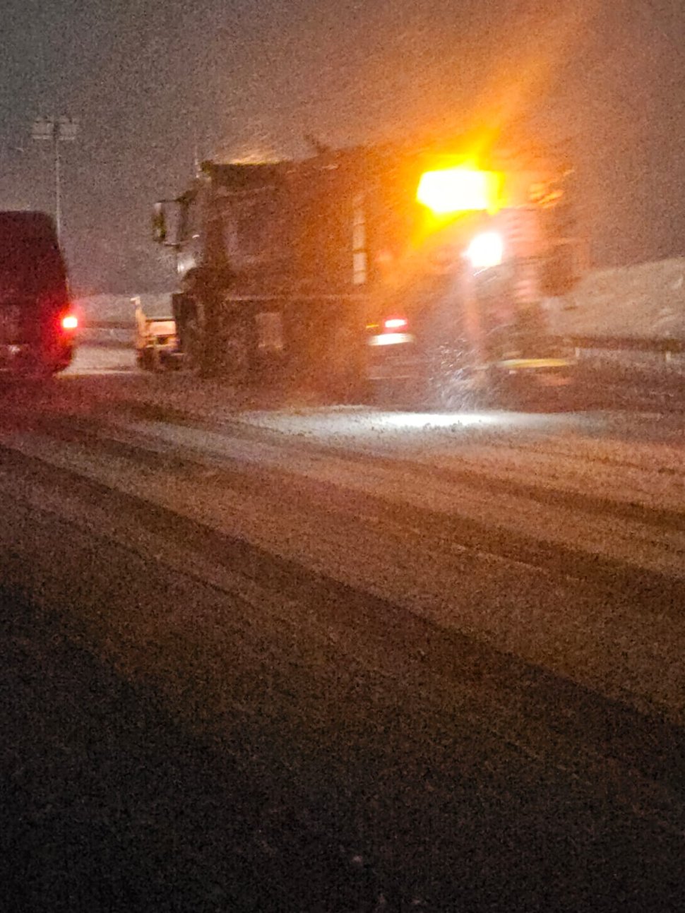 Circulație în condiții de iarnă pe drumurile din județ 5960