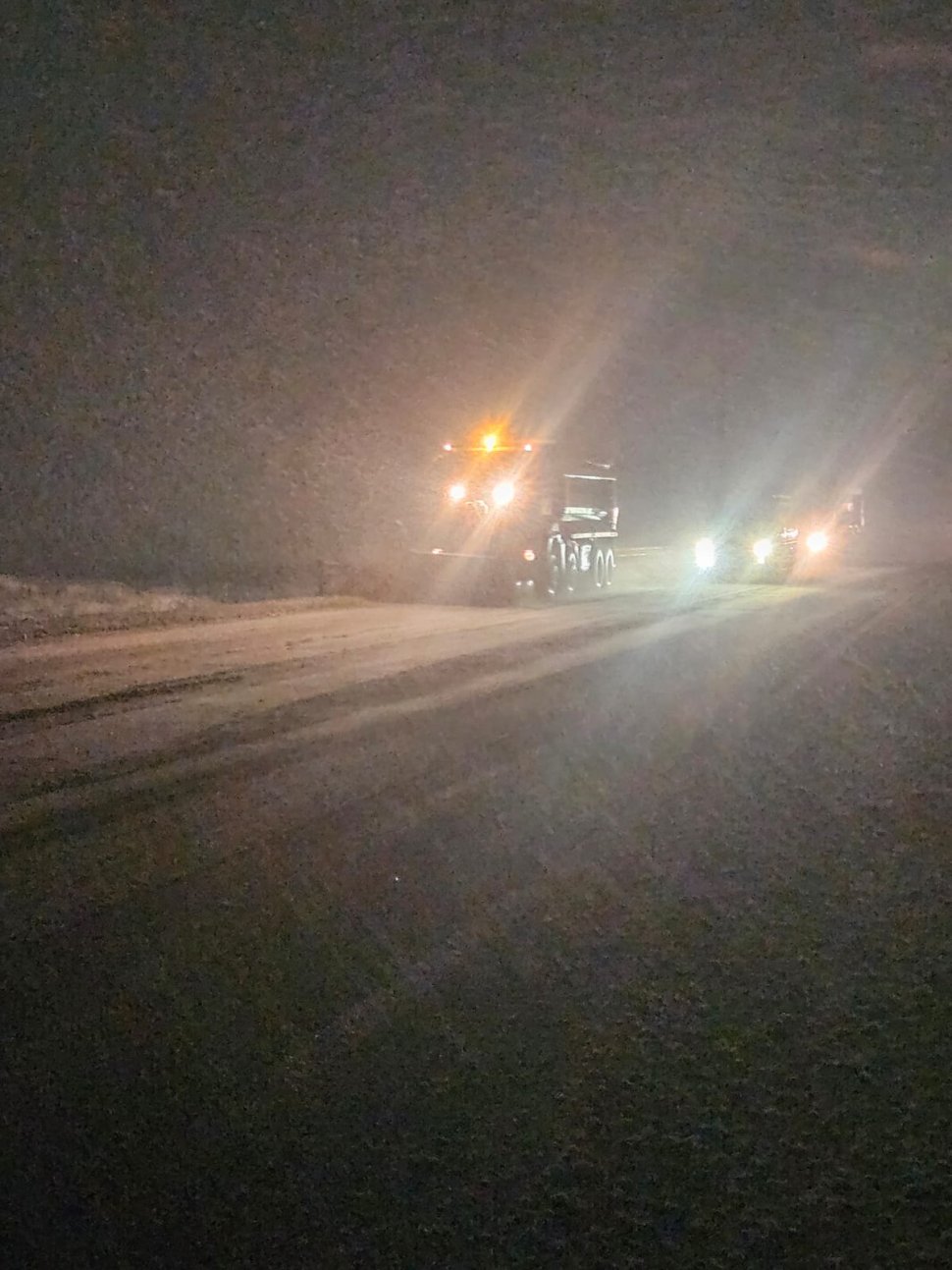 Circulație în condiții de iarnă pe drumurile din județ 5961