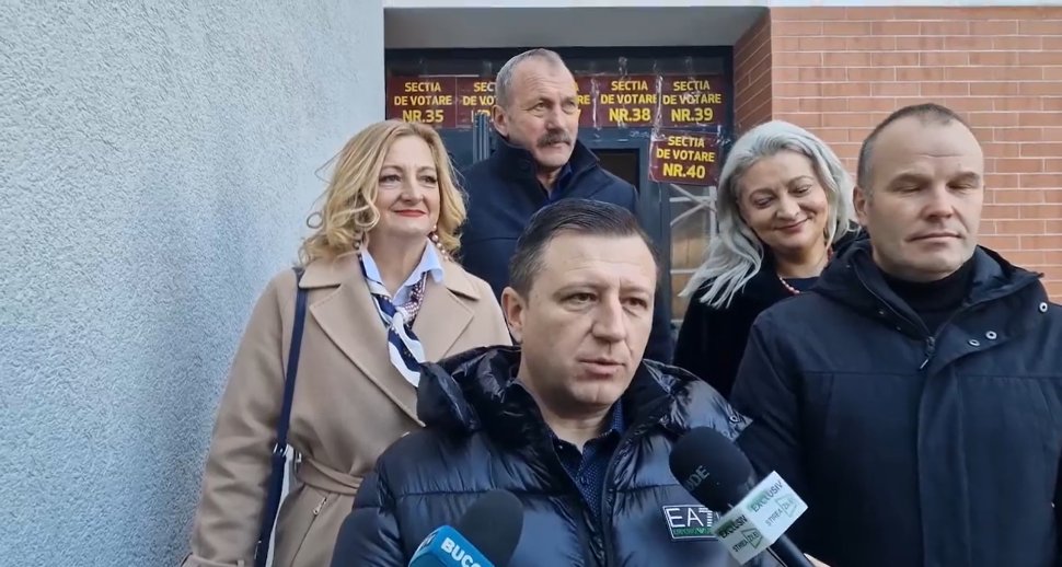 Viceprimarul Sucevei, Daniel Ungurian, a votat pentru o Românie prosperă.