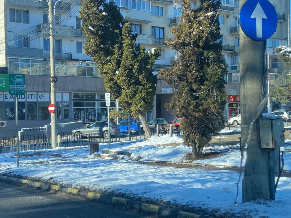 Operatorul de salubrizare stradală, amendat pentru necurățarea trotuarelor 6327