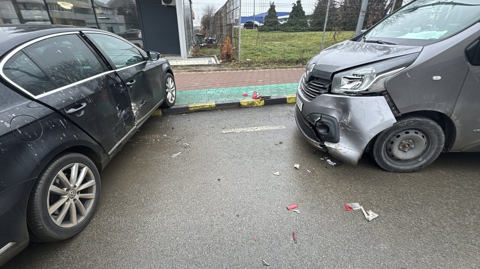 Trei mașini au fost implicate într-un accident rutier pe bulevardul 1 Mai din Suceava 6697