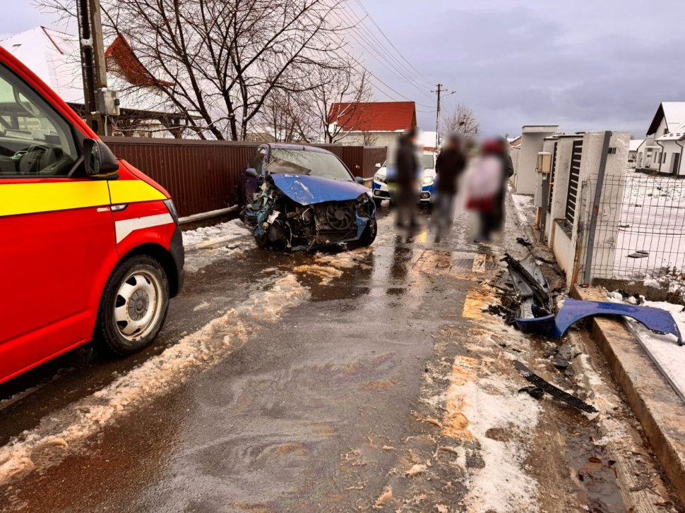 Tânăr de 20 de ani, transportat la spital după un accident grav în localitatea Bulai