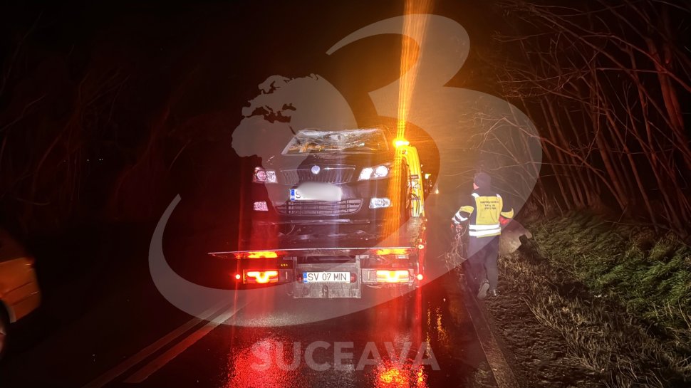 Un bărbat și băiatul său au scăpat ca prin minune teferi într-un accident pe DN2E, în Rădășeni 7307