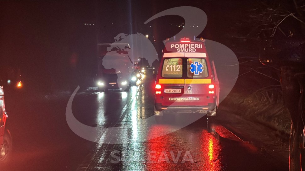Un bărbat și băiatul său au scăpat ca prin minune teferi într-un accident pe DN2E, în Rădășeni 7310