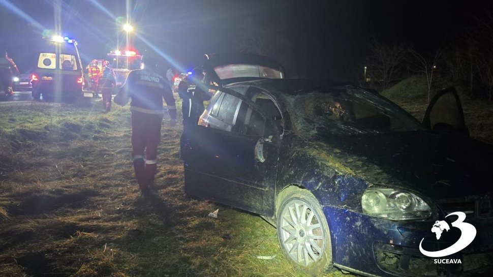Două autoturisme implicate într-un accident rutier cu patru victime, la Dărmănești 7323