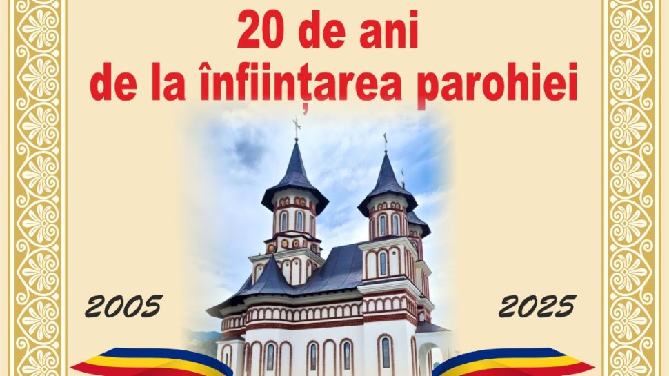 Liturghie Arhierească, la 20 de ani de la înființarea Parohiei „Înălțarea Domnului” 