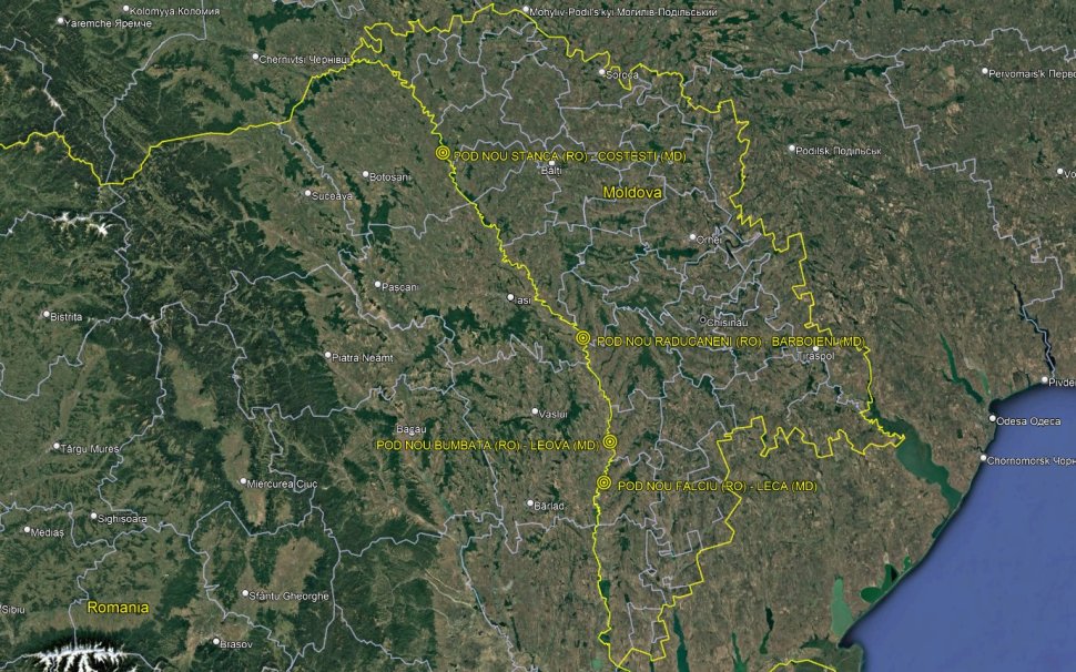 Patru noi poduri peste Prut, în faza de proiectare 7602