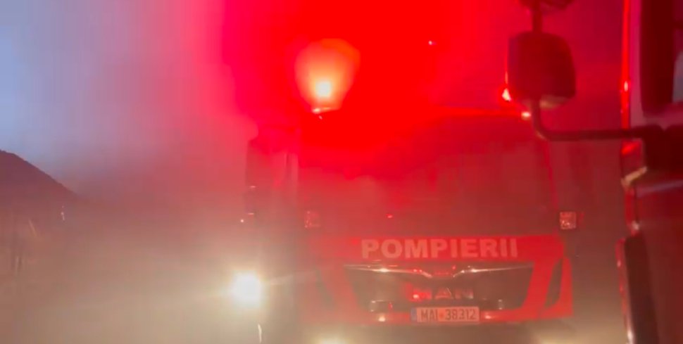 Fermă de porci mistuită de flăcări, la Vornicenii Mici; mii de animale au pierit în incendiu 7694