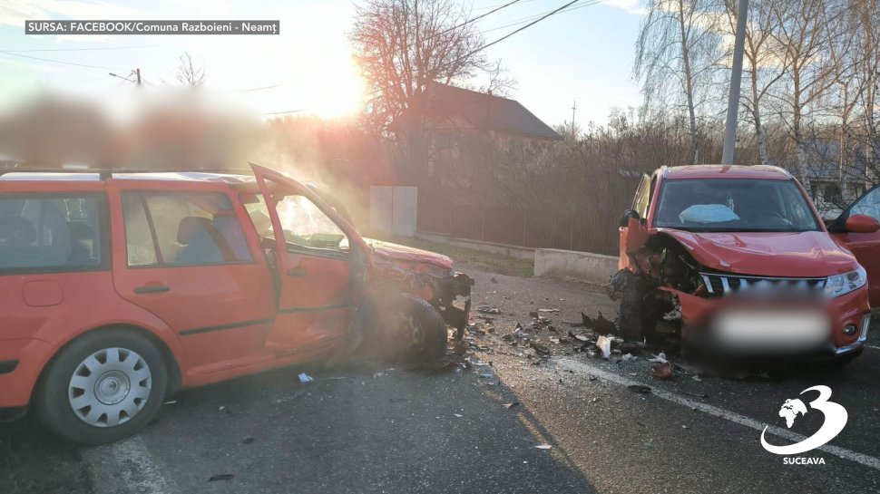 Persoană încarcerată în urma unui accident rutier grav, la Războieni 7796