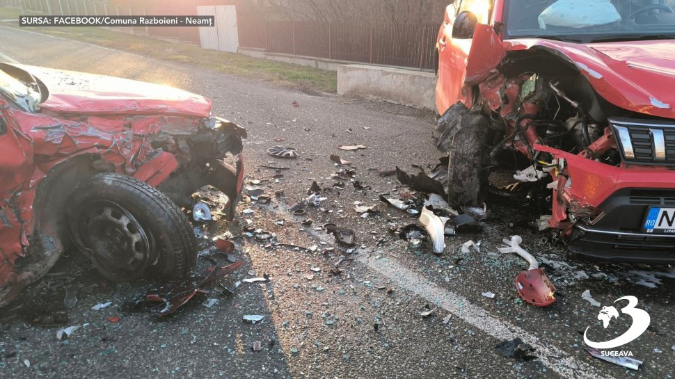 Persoană încarcerată în urma unui accident rutier grav, la Războieni 7797