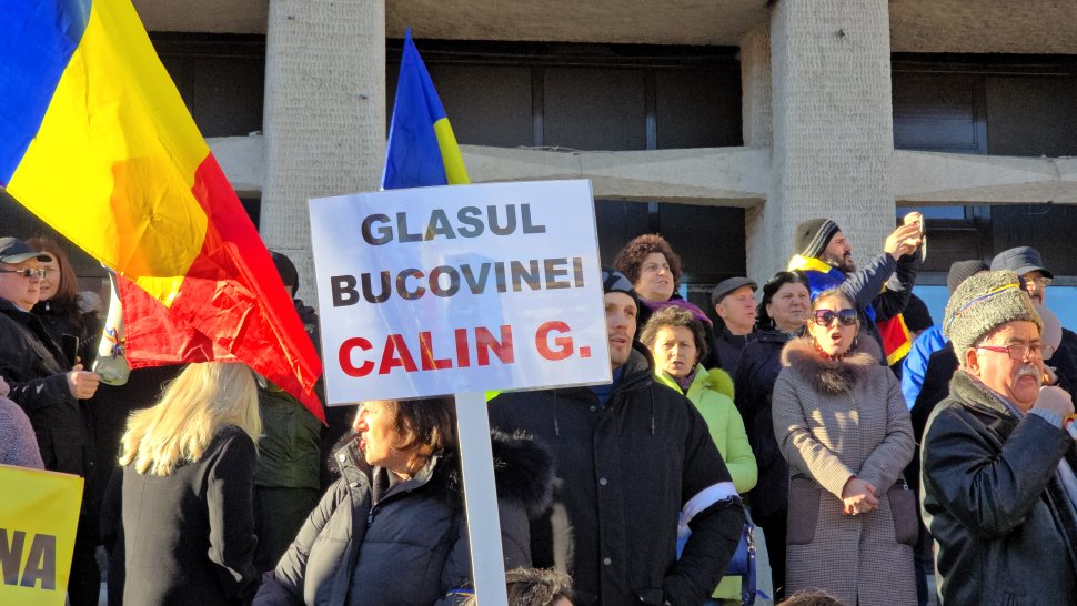 Protest AUR la Suceava cu peste 1.000 de oameni în stradă 7821