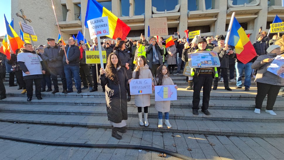 Protest AUR la Suceava cu peste 1.000 de oameni în stradă 7822