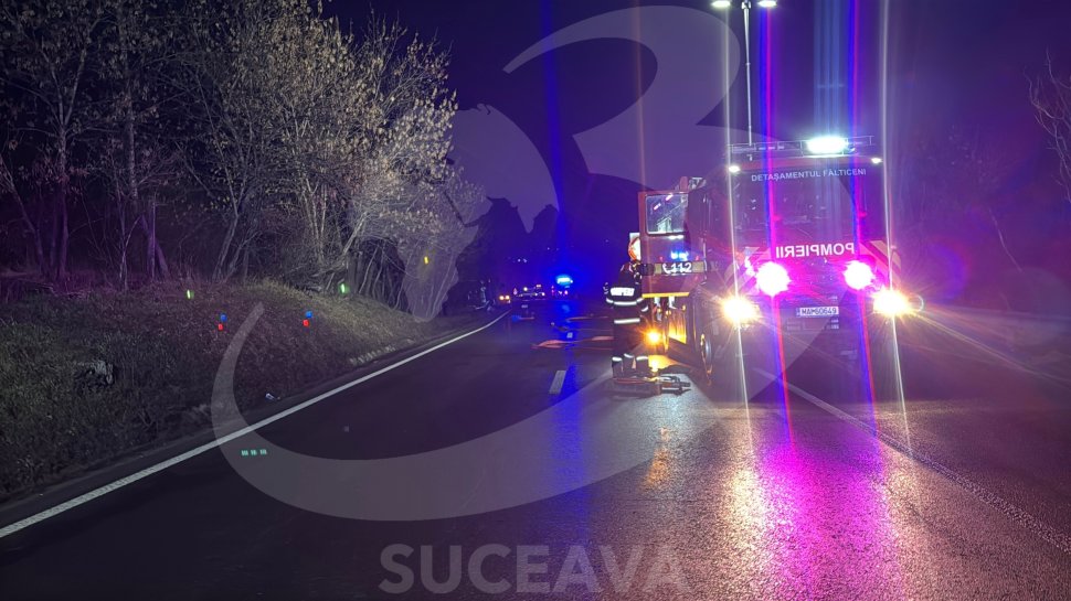 O cisternă cu combustibil s-a răsturnat marți seara, la Spătarești 7879