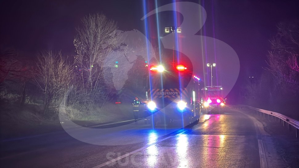 O cisternă cu combustibil s-a răsturnat marți seara, la Spătarești 7884