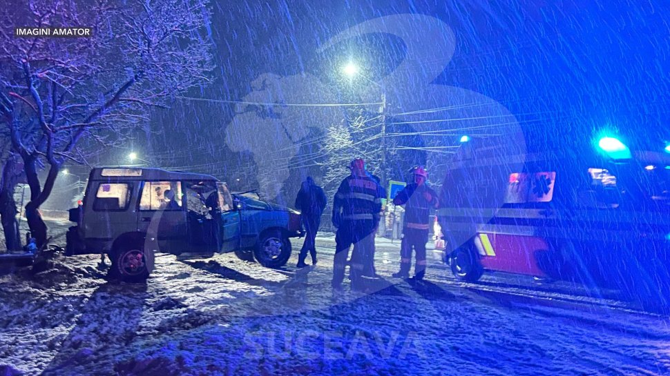 Accident cu o mașină pe DN2E, la Oniceni 8001