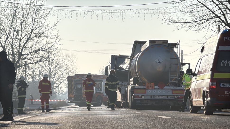 Două cisterne s-au ciocnit pe drumul E85, în zona Vadu Moldovei 8561