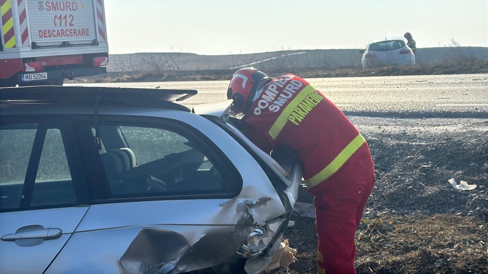 Șofer neatent, rănit într-un accident rutier la intrarea în municipiul Suceava 8586