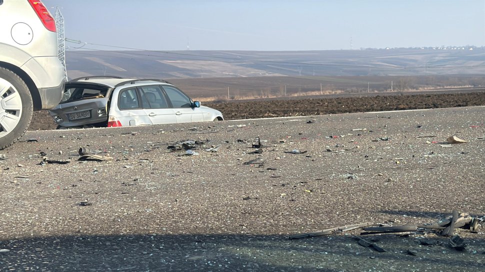 Șofer neatent, rănit într-un accident rutier la intrarea în municipiul Suceava 8588