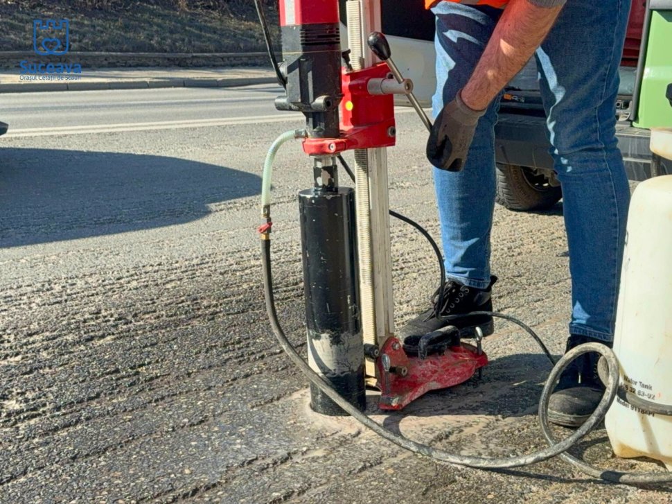 Noi teste pentru stabilirea cauzelor asfaltului alunecos în Suceava 8793