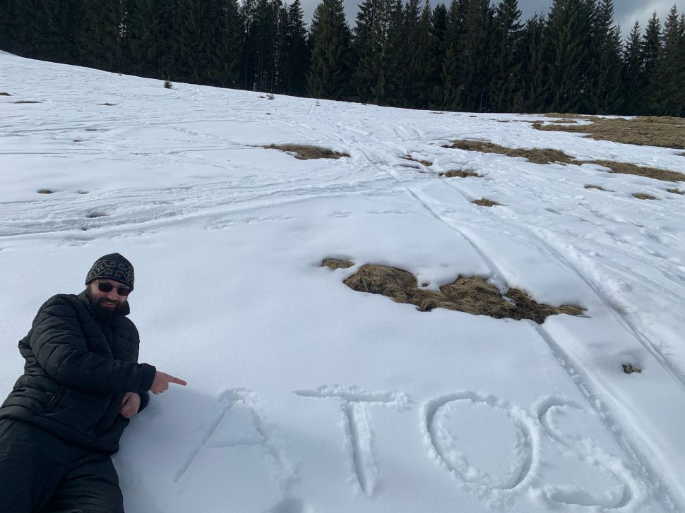 Tinerii Atos la Săniuș și ski pe pârtia de la Cârlibaba 8856