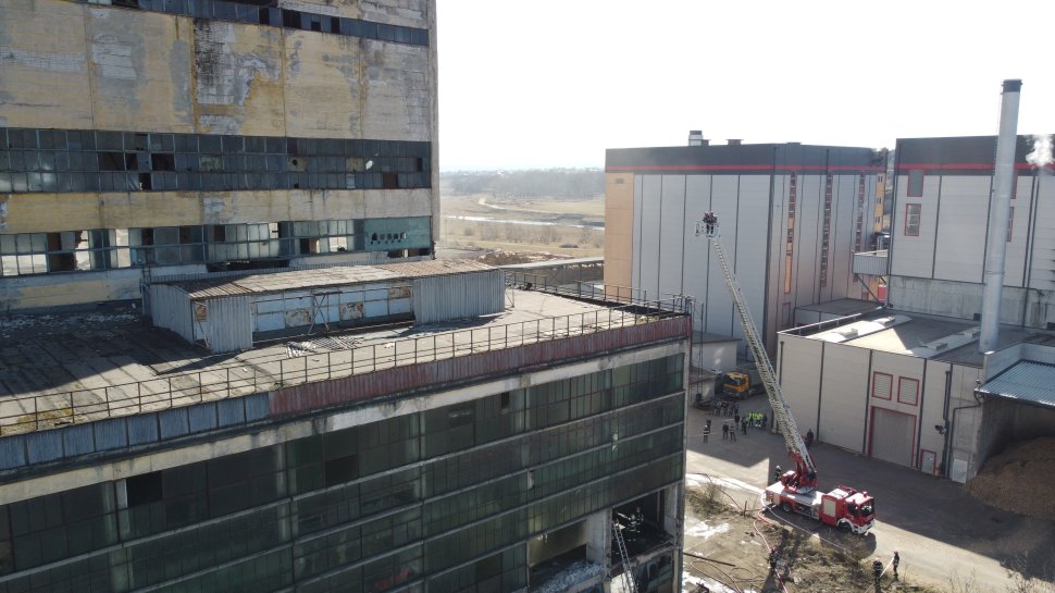 Incendiu la o clădire dezafectată din municipiul Suceava 8931