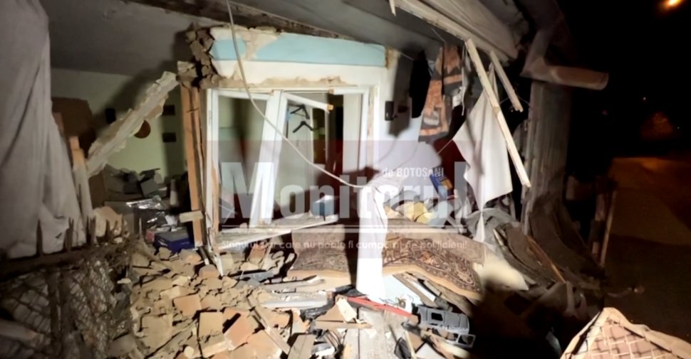 Zidul unei case, pus la pământ de o șoferiță beată în zorii zilei 9333