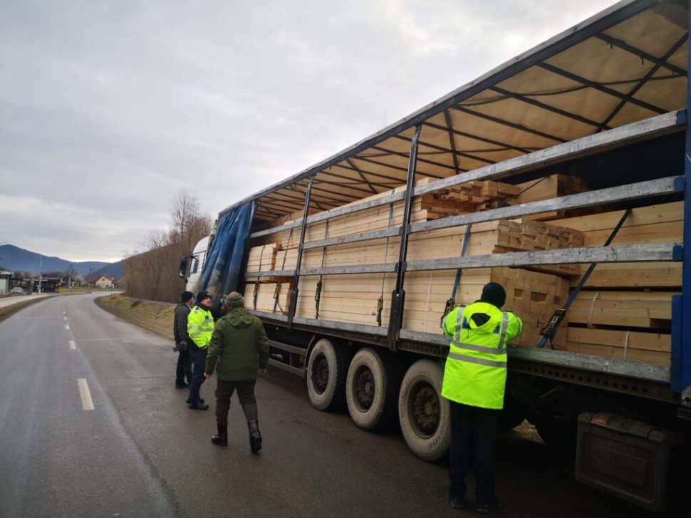 Razie pe linie silvică și rutieră în Vatra Dornei 9511