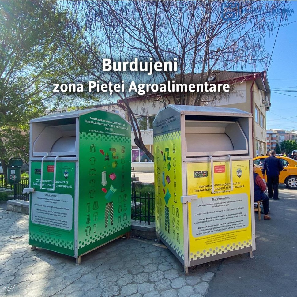 Containerele pentru donații, vandalizate de cei grăbiți să selecteze 9579