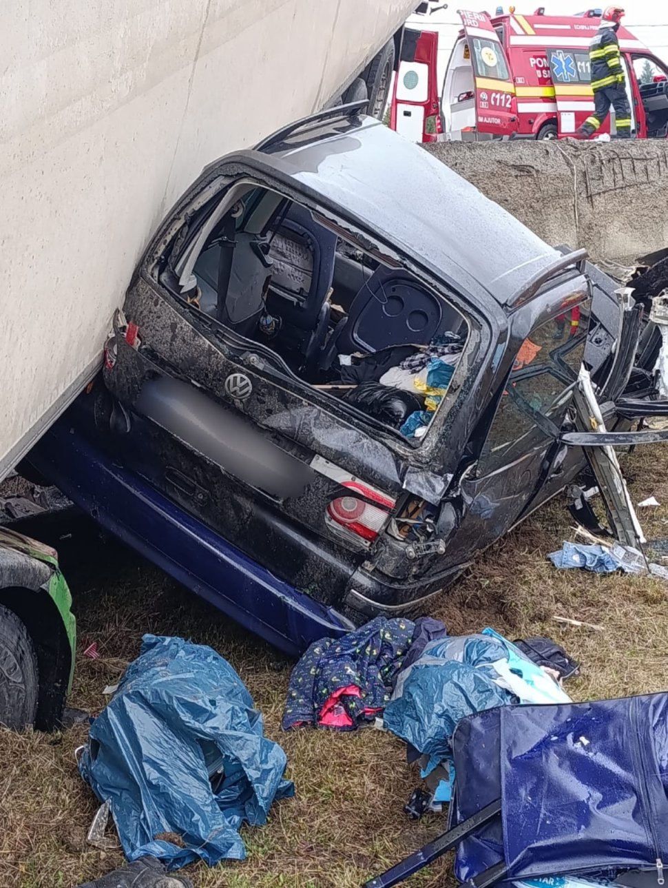 Bărbat decedat într-un accident grav produs între un autoturism și un tir 9862