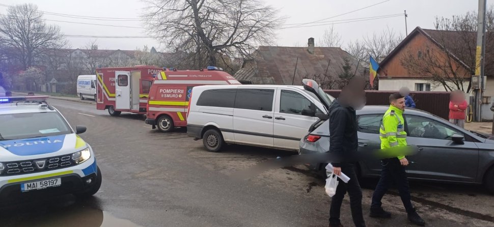 Patru persoane rănite într-un accident produs pe strada Gheorghe Doja din Suceava 9858