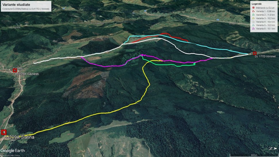 Primii pași pentru drumul care va lega Slatina de Voroneț 10002