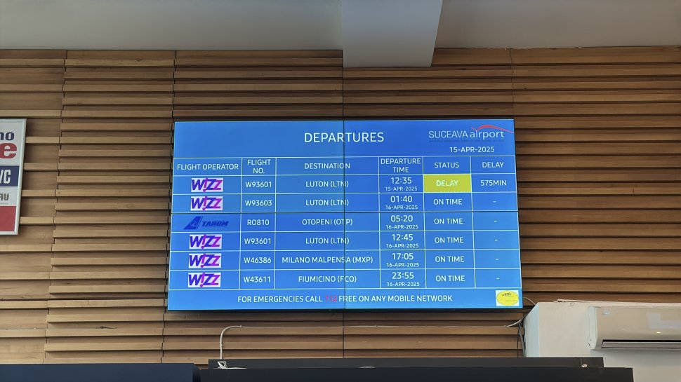 Întârziere de 9 ore la un zbor Suceava - Luton; zeci de pasageri așteaptă o altă aeronavă 10173