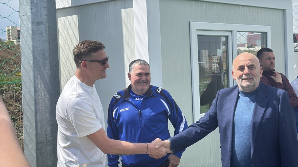 Noua bază sportivă din Suceava, inaugurată în prezența oficialilor Federației Române de Fotbal 10266