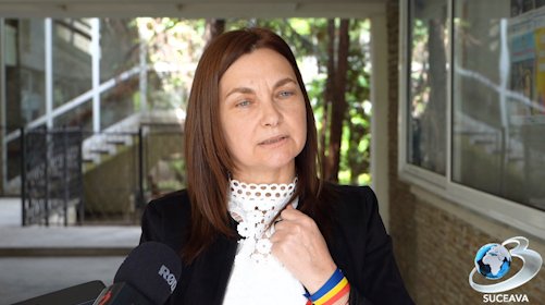 Deputata Veronica Grosu a votat la orele amiezii, la Universitatea „Ștefan cel Mare” Suceava
