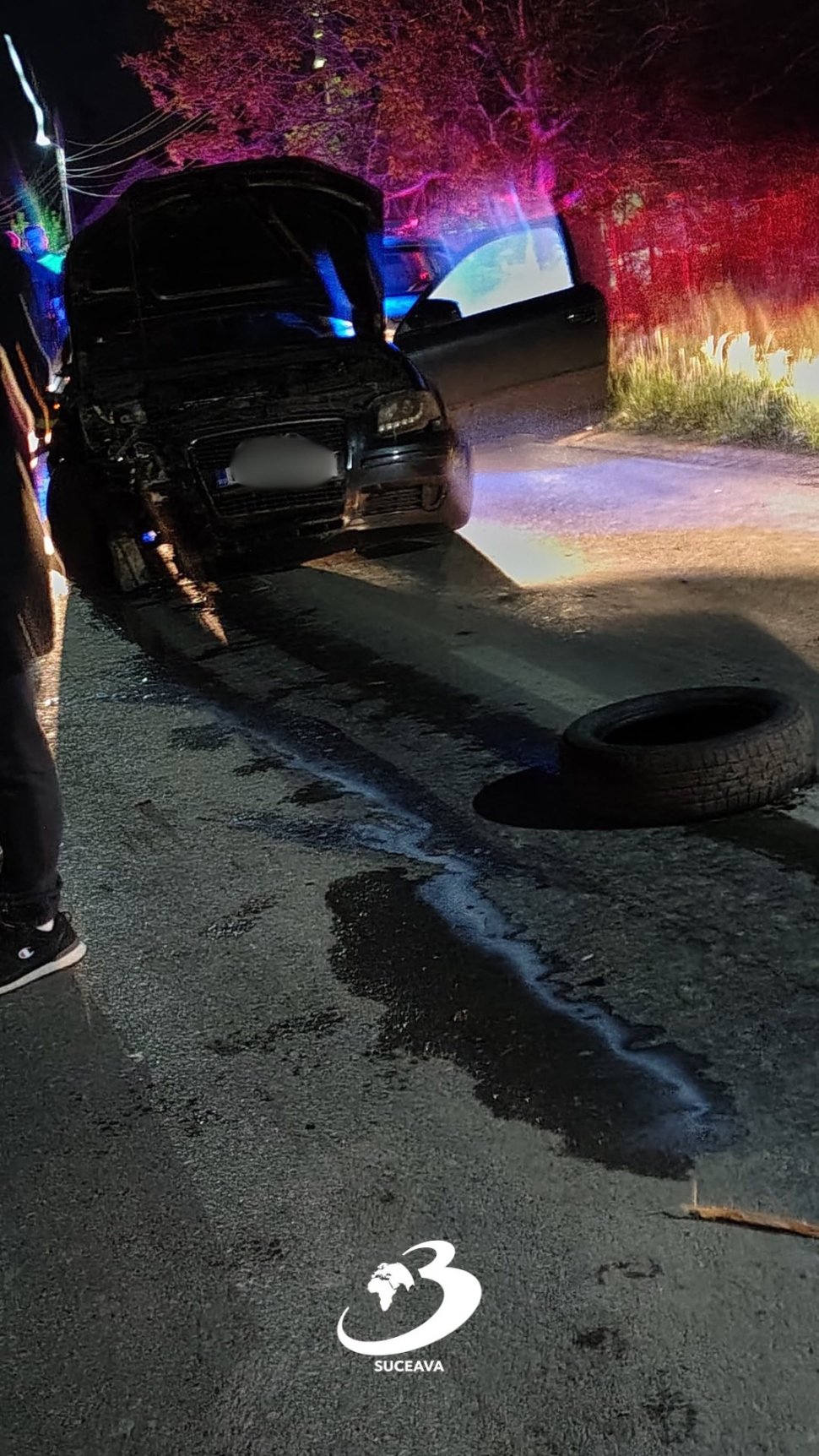 Accident grav între un autoturism și o căruță, cu mai mulți răniți, la Topolița, județul Neamț 10372