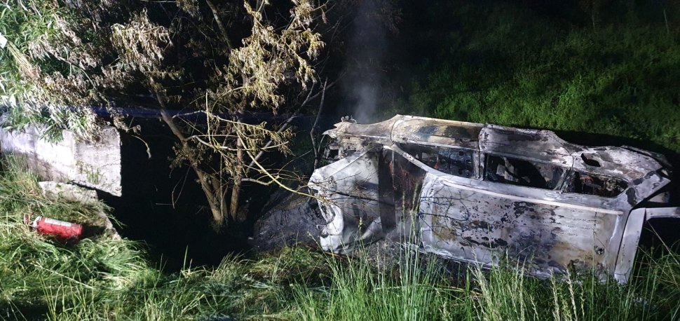 Mașini răsturnate și șoferi în pericol la Zvoriștea și Copălău – alarmele automate au salvat vieți 10656