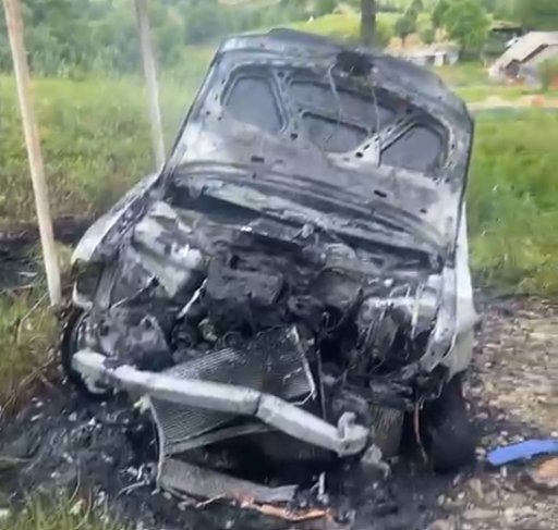 Un autoturism a fost incendiat, luni seara, la Solonețu Nou 10724