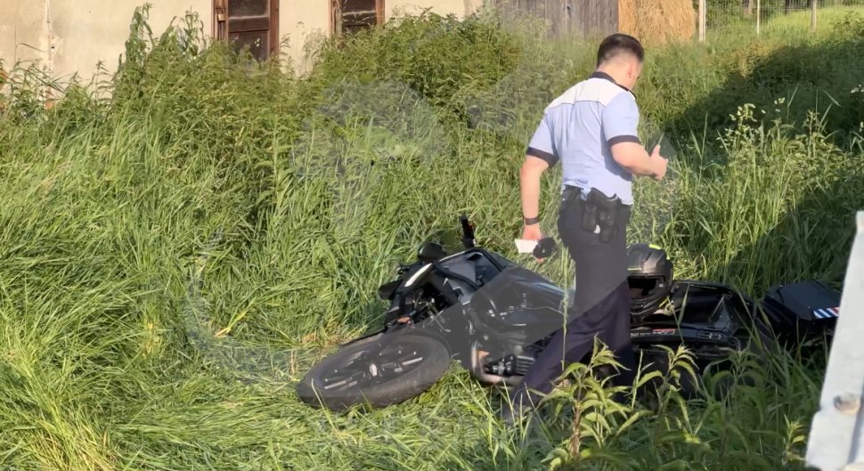 Motociclist rănit într-un accident rutier la Bărăști, județul Suceava 10763