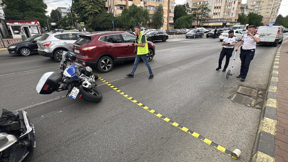 Motociclist rănit într-un accident produs în cartierul Obcini din municipiul Suceava 10836