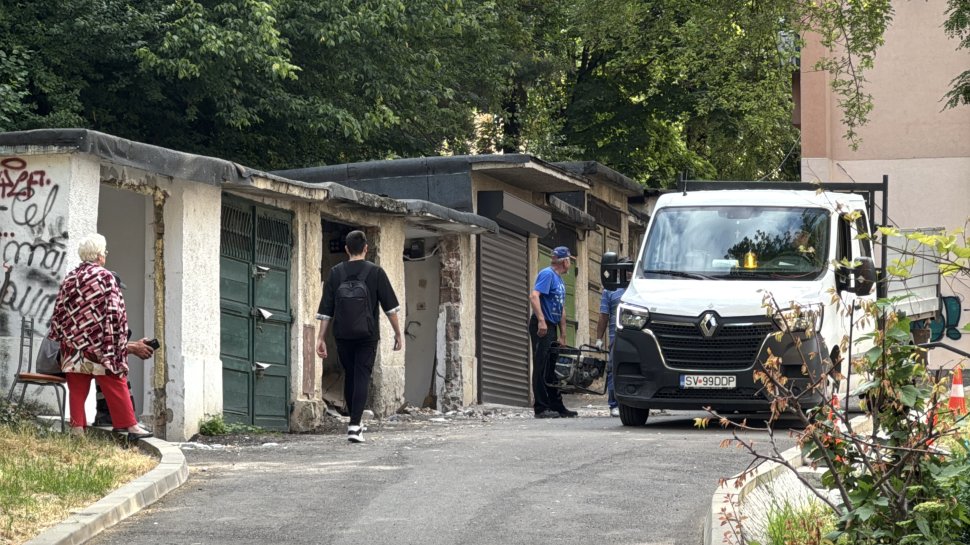 Scandal pe strada Leca Morariu din Suceava, împotriva demolării garajelor 10926