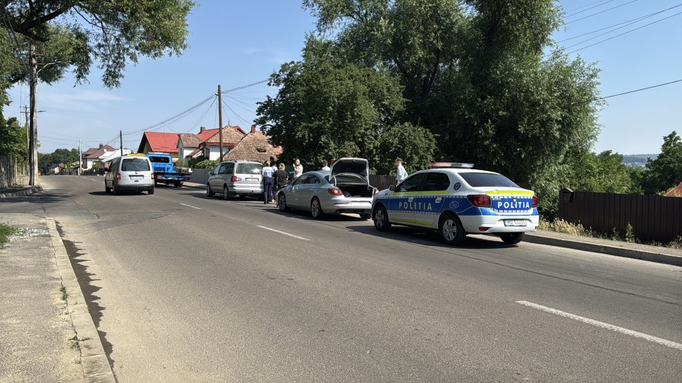 Accident între două mașini, cu o victimă, într-o intersecție din Suceava 11003