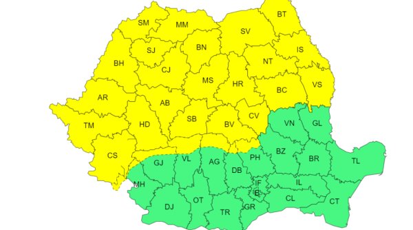 cod galben pentru suceava pana la ora 23 00 cod galben pentru suceava pana la ora 23 00