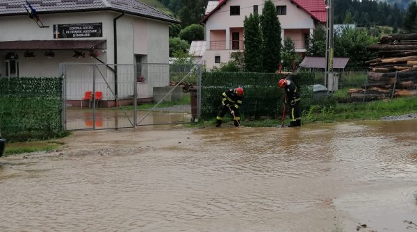 inundatii la vatra dornei in urma ploilor torentiale