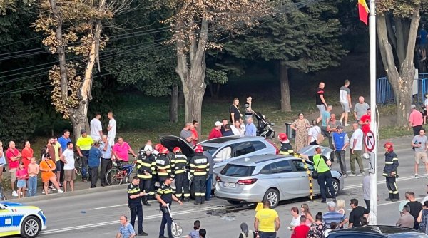 accident rutier in centrul municipiului radauti