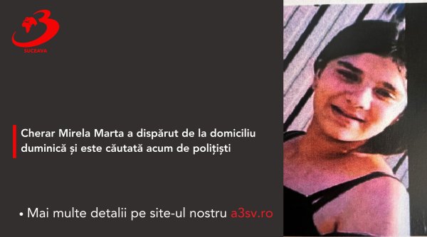 minora in varsta de 13 ani este cautata de catre politisti dupa ce a disparut de acasa minora in varsta de 13 ani este cautata de catre politisti dupa ce a disparut de acasa