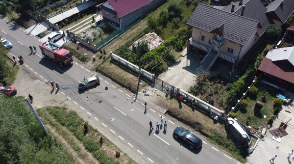 o depasire a provocat un accident teribil in bunesti